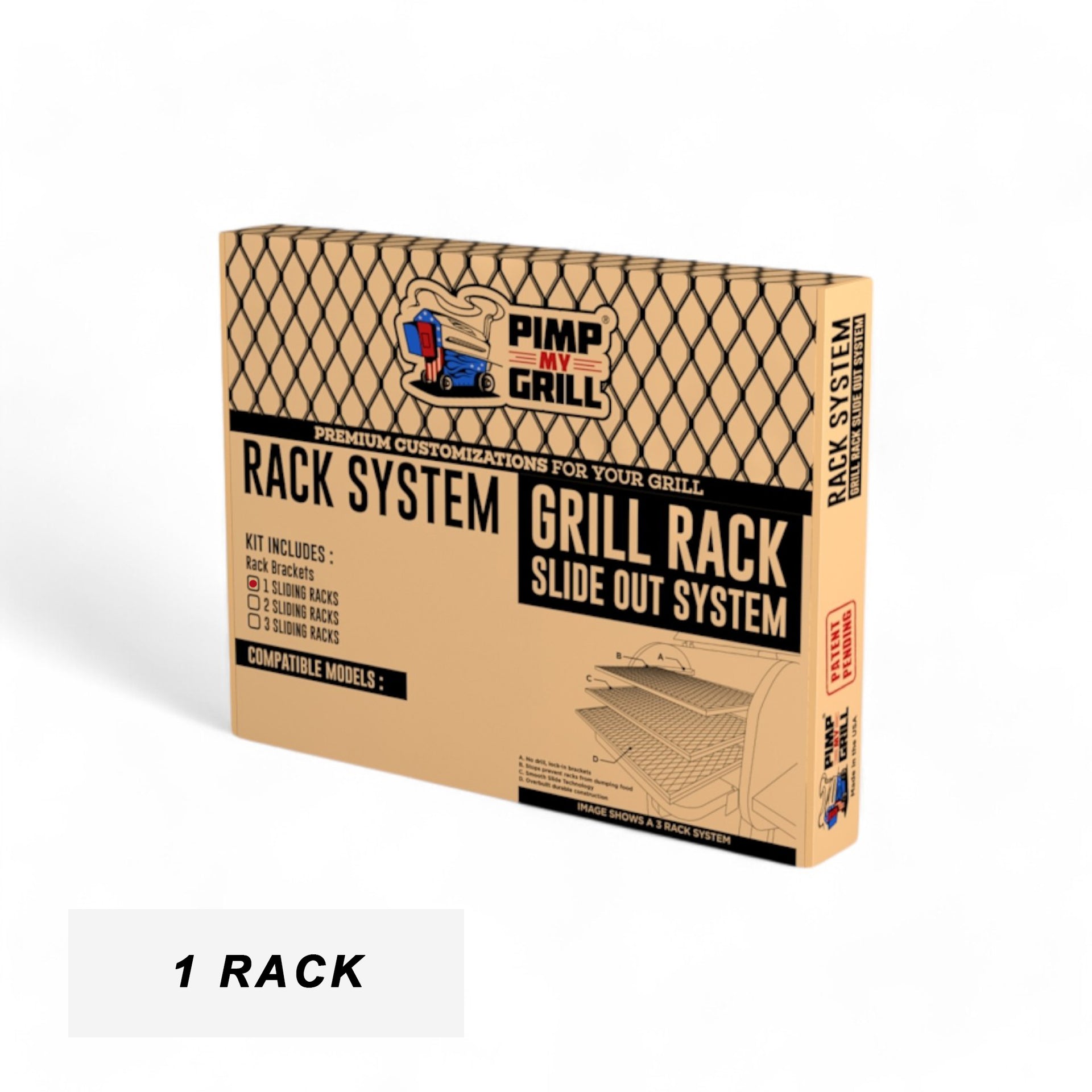 Ledge / Daniel Boone PMG Gen2 - Additional Rack for PMG Rack System.