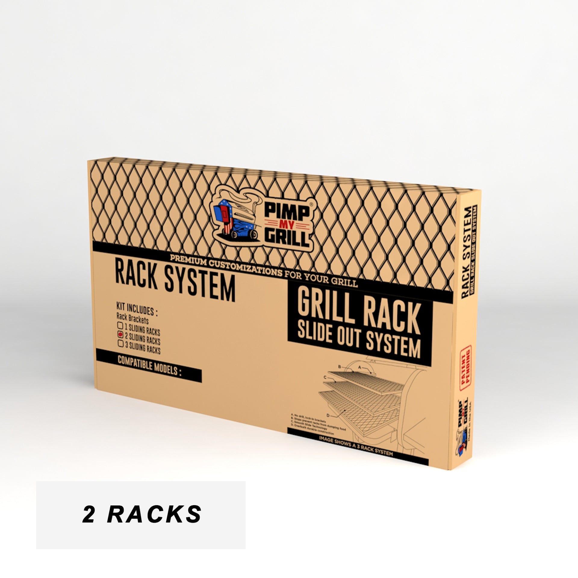 Ledge / Daniel Boone GMG,  PMG Gen2 GRATE Rack System 2 Racks.