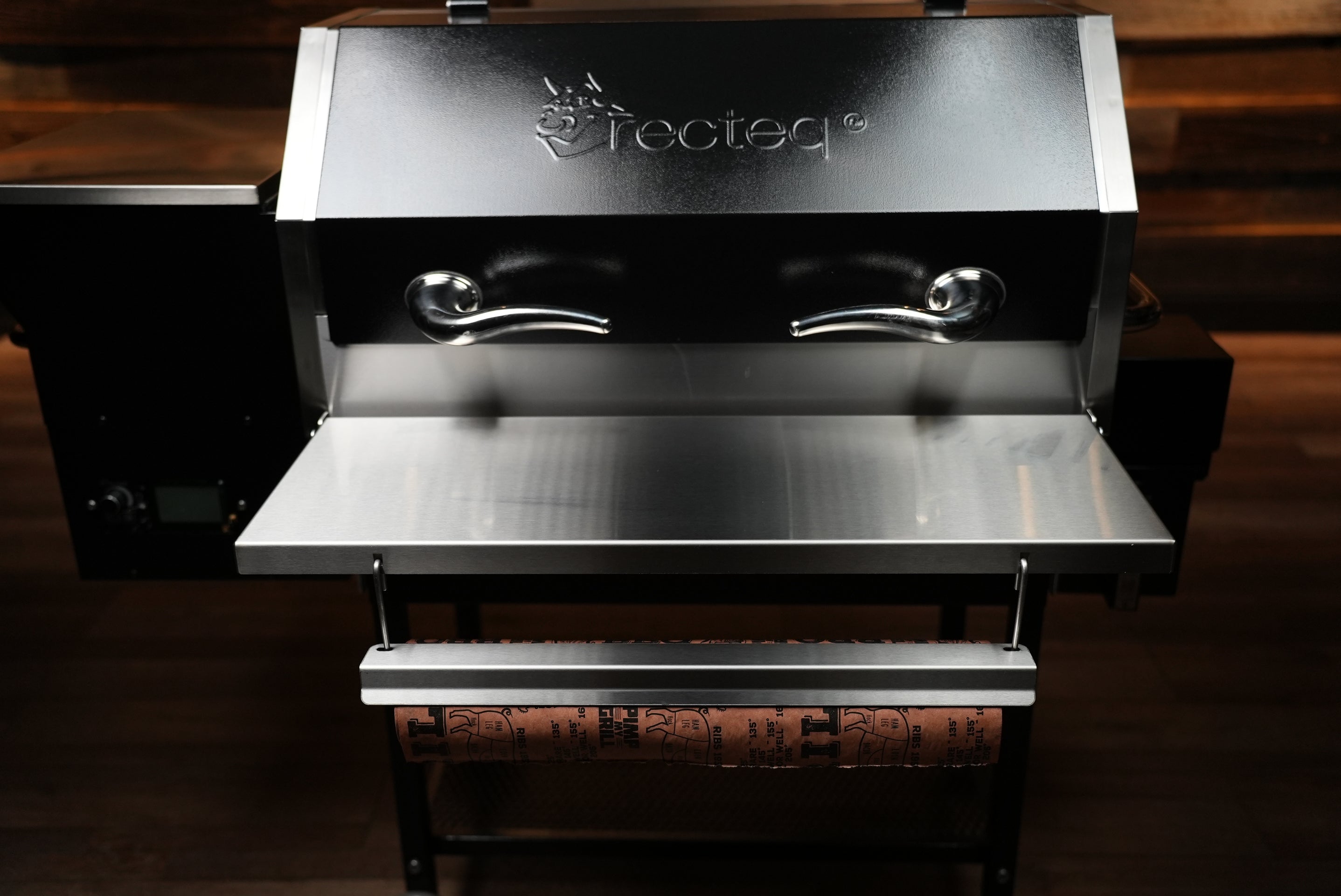 Tactical Stainless Folding Front Shelf for RecTeq RT-590