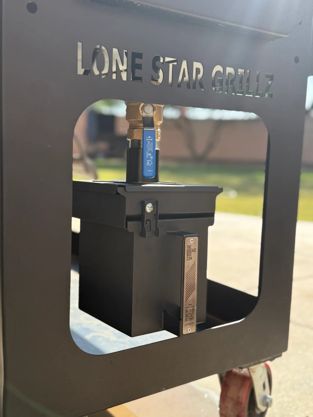 The Grease Box THREAD ADAPTER -L (Compatible with select Lone Star Grillz & Pitts & Spitts; GX-U & Ball Valve Sold Separately)  (10) See All Reviews + THREAD ADAPTER -L Lone Star Grillz & Pitts & Spitts; (GX-U & Ball Valve Sold Separately)