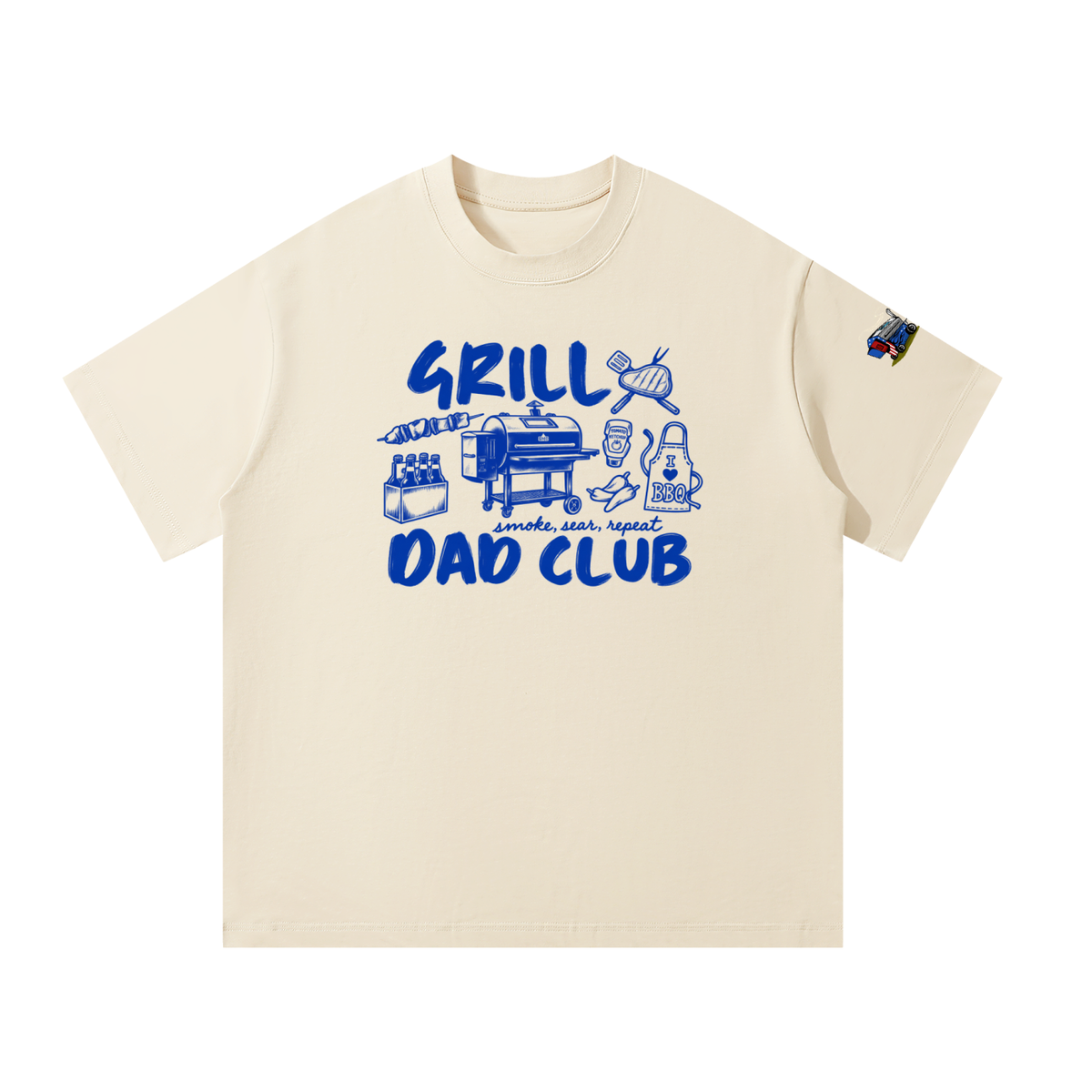 Grill Day Club - Unisex Oversized T-Shirt