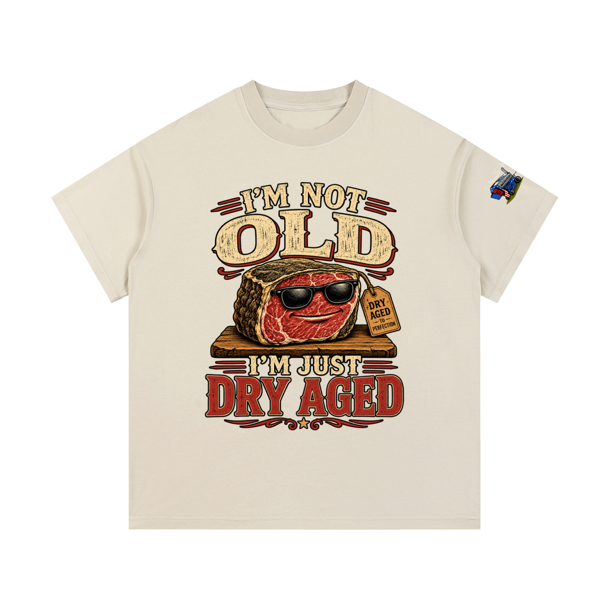 Aged - Vintage Wash Cotton T-Shirt