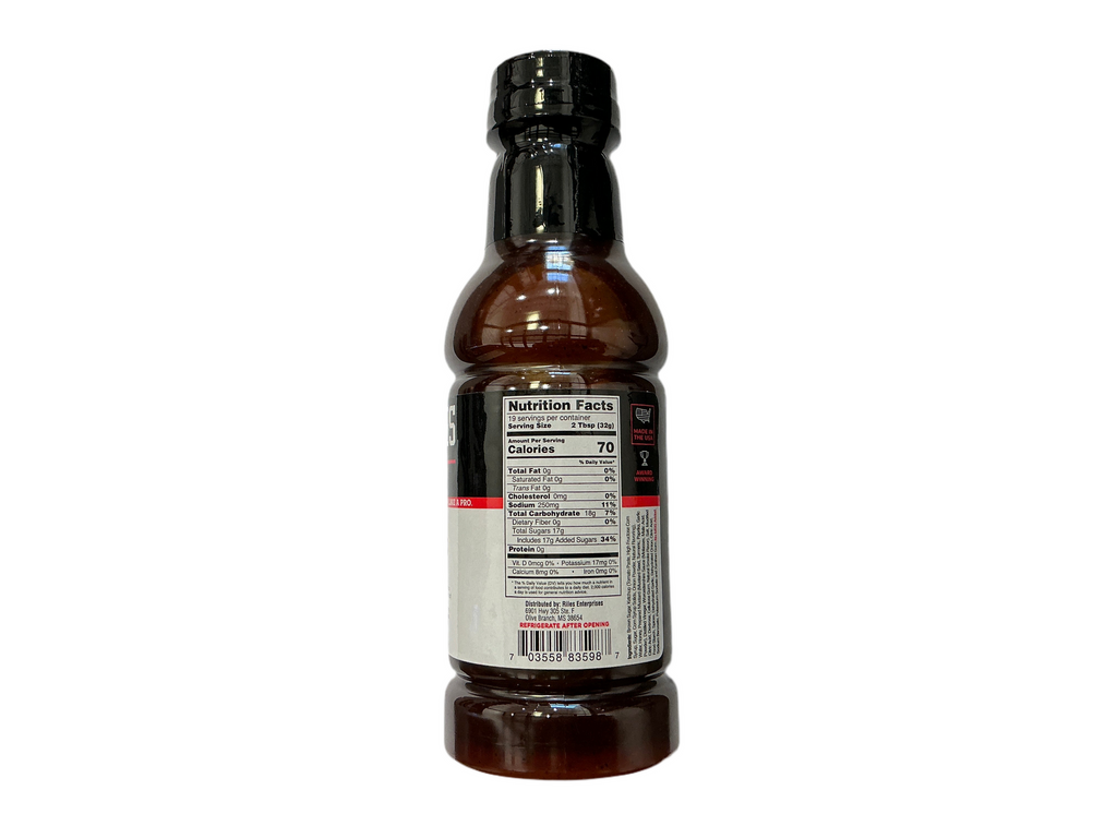 Heath Riles BBQ - Sweet BBQ Sauce.