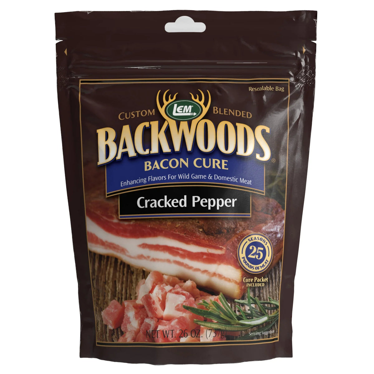 Bacon Cure Cracked Pepper