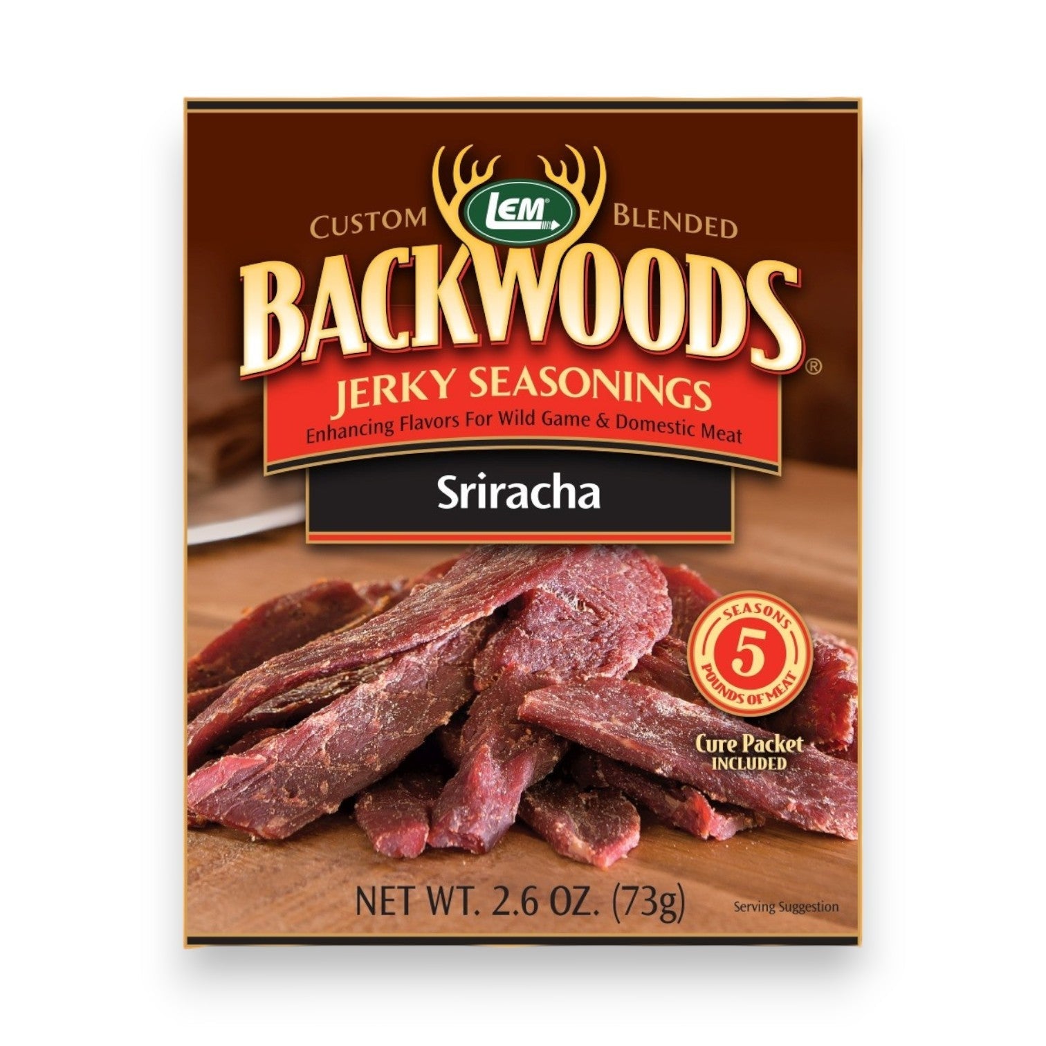 Backwoods Sriracha Jerky Seasoning.