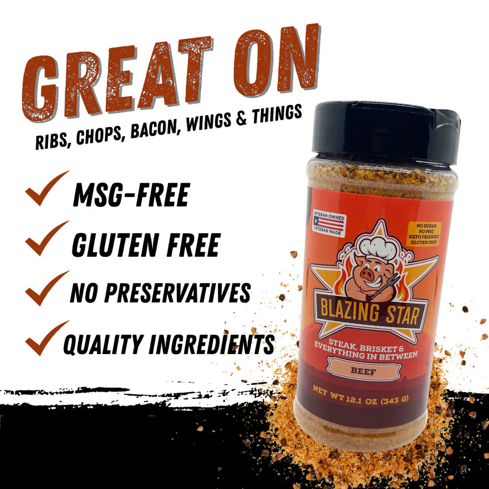 Beef Rub and Seasoning - Blazing Star