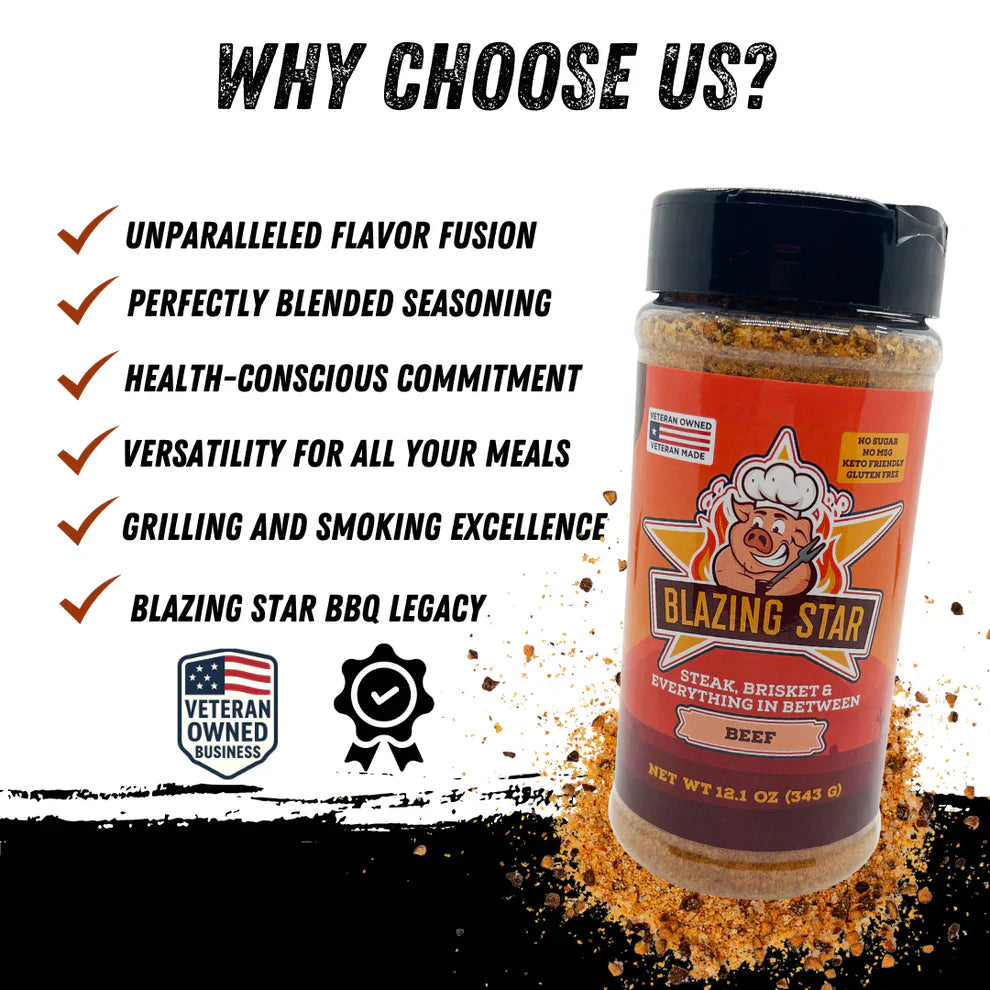 Beef Rub and Seasoning - Blazing Star