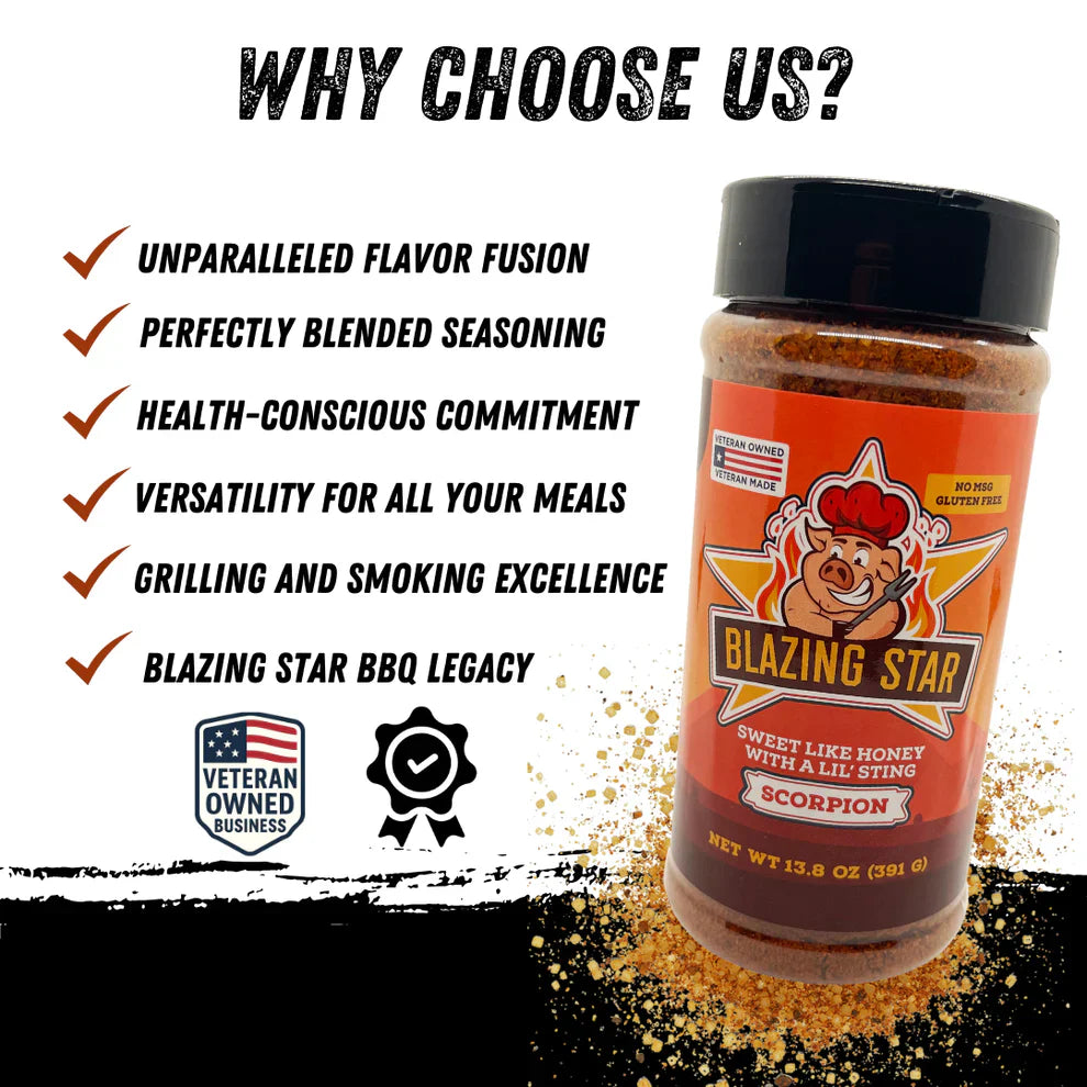 Scorpion Rub and Seasoning - Blazing Star