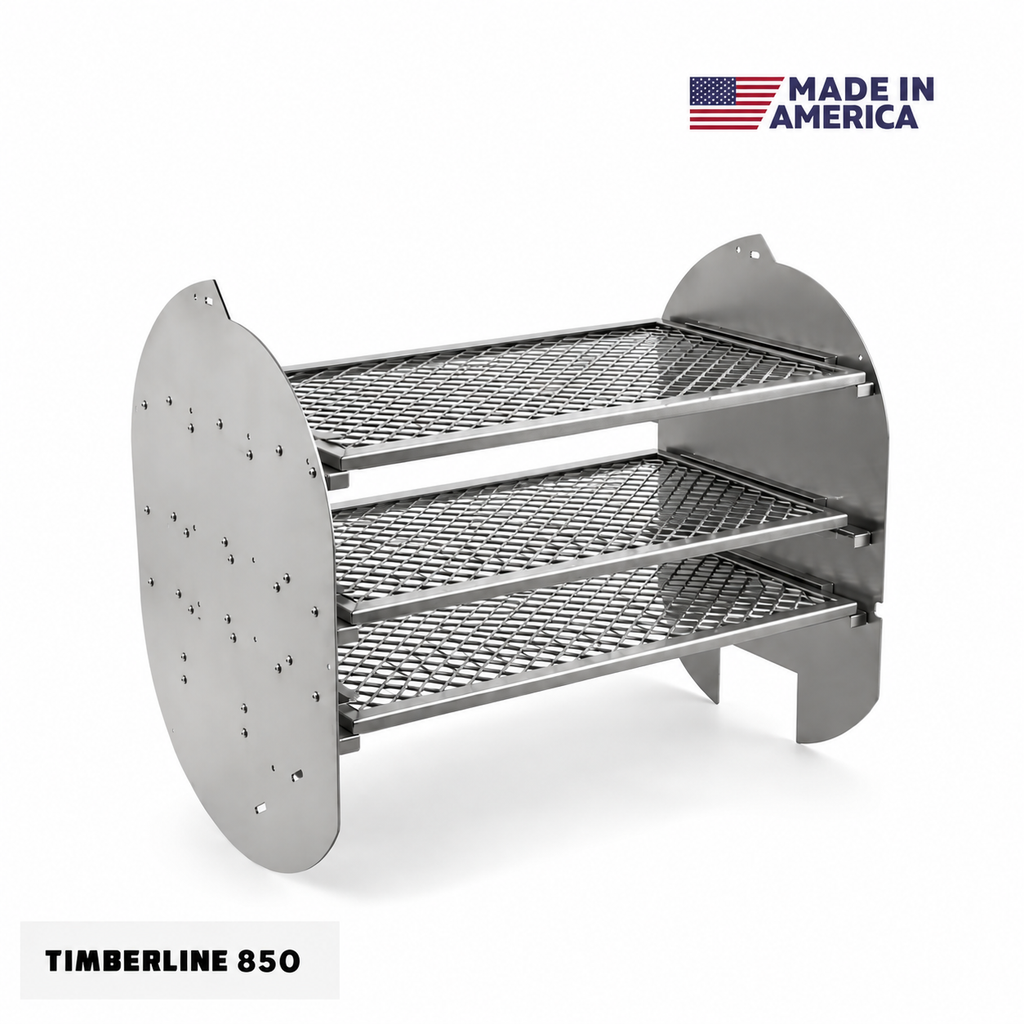 Traeger Timberline 850 | Pimp My Grill® G3 Slide-Out Rack System - 3 Racks