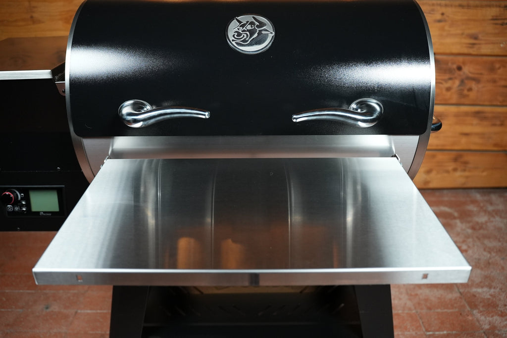 Tactical Stainless Folding Front Shelf for RecTeq Deck Boss 590.