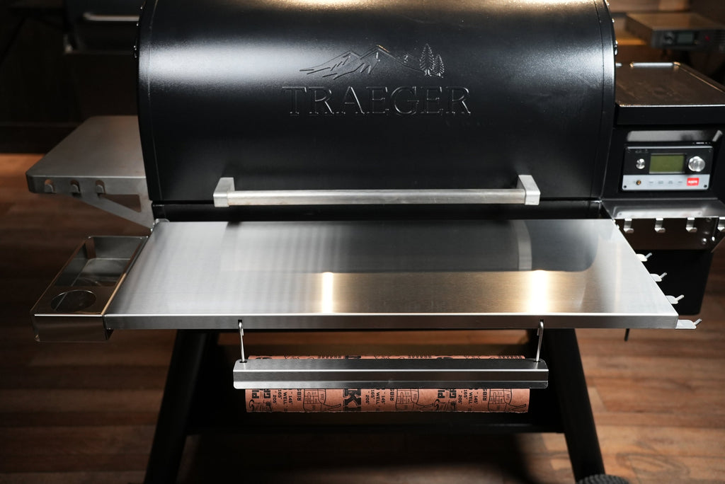 Tactical Stainless Folding Front Shelf for Traeger Timberline 1300