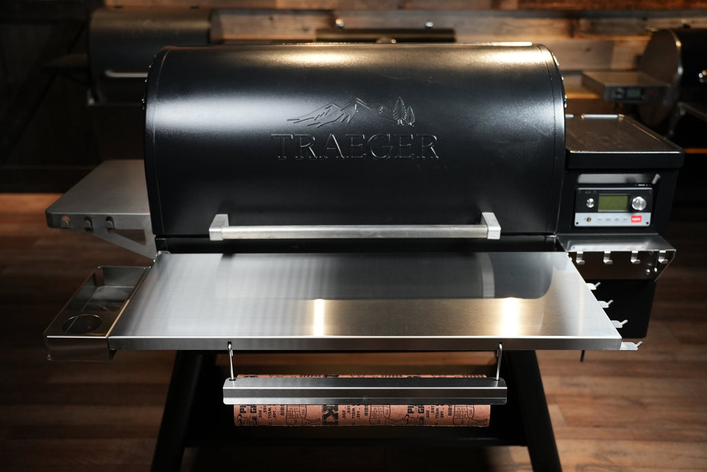 Tactical Stainless Folding Front Shelf for Traeger Timberline 1300
