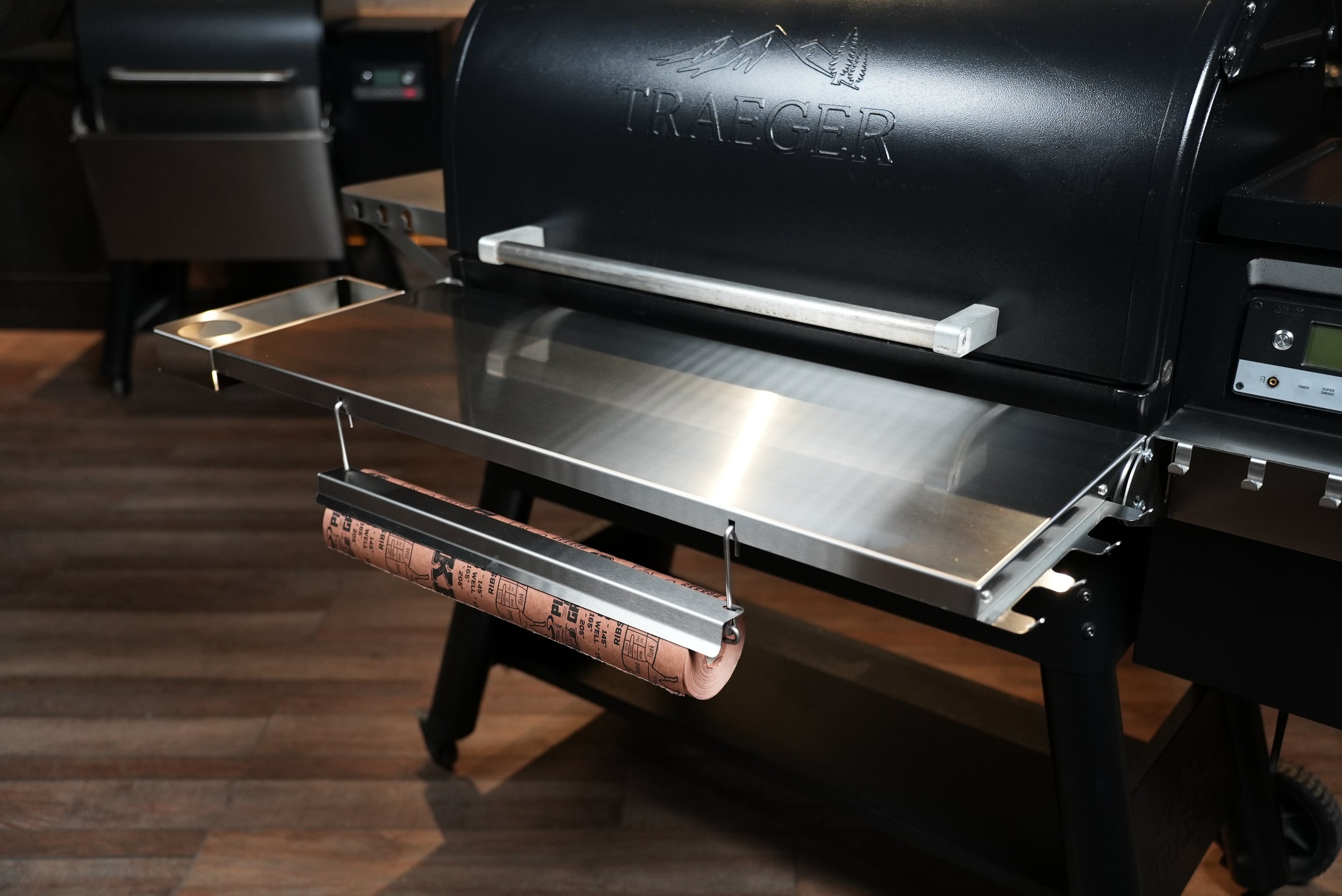 Tactical Stainless Folding Front Shelf for Traeger Timberline 1300