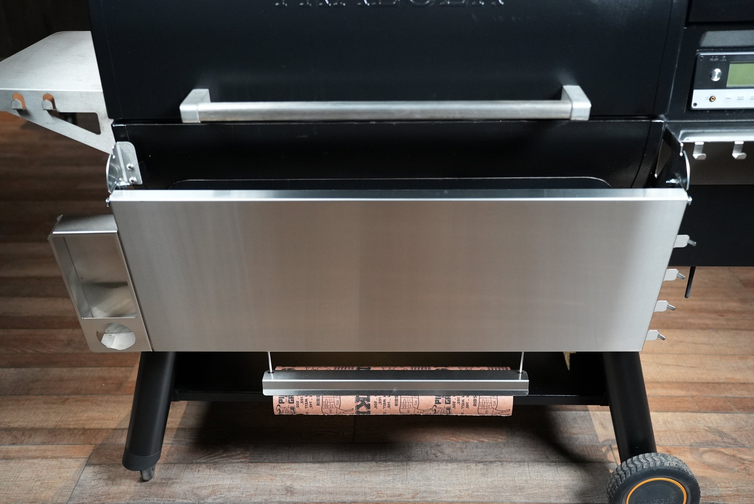 Tactical Stainless Folding Front Shelf for Traeger Timberline 1300