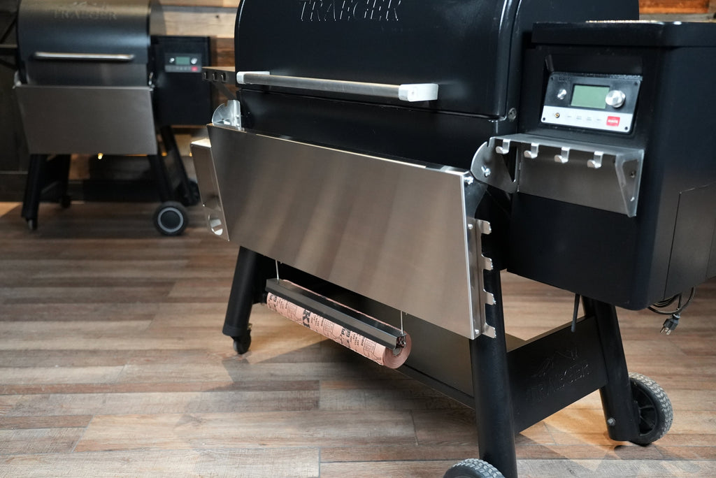 Tactical Stainless Folding Front Shelf for Traeger Timberline 1300