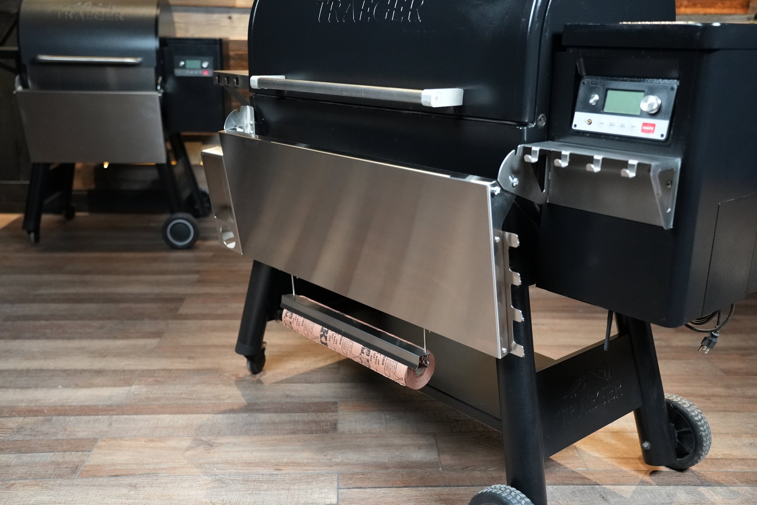 Tactical Stainless Folding Front Shelf for Traeger Timberline 1300