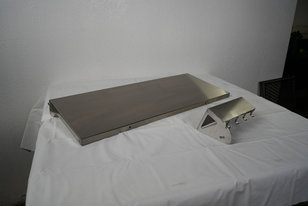 Tactical Stainless Folding Front Shelf for Traeger Timberline 1300