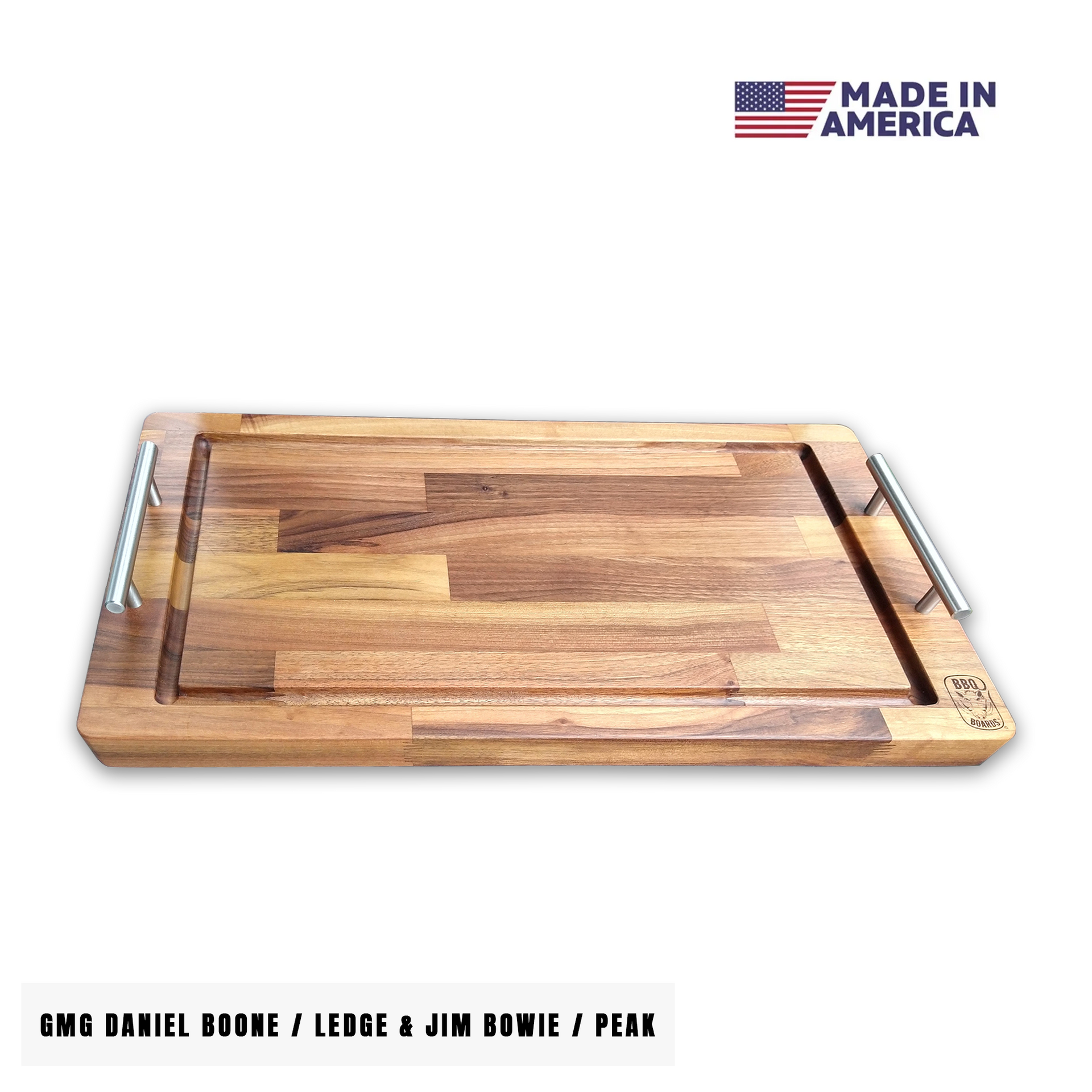 BBQ Boards®, GMG Daniel Boone/Ledge & Jim Bowie/Peak Side Board
