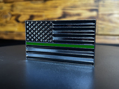 Old Glory Grill Emblem, Green Line for all Green Mountain Grills.