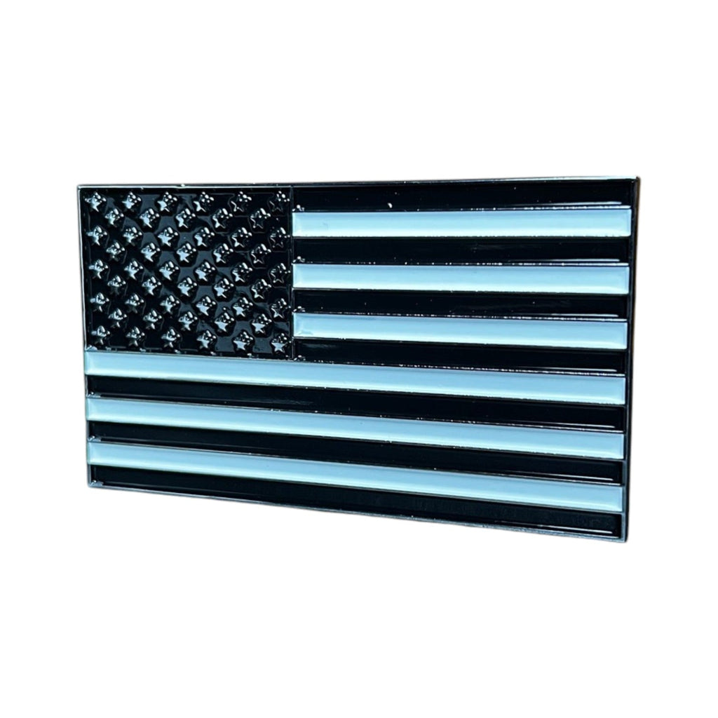 Old Glory Grill Emblem, Black & White for all Green Mountain Grills.