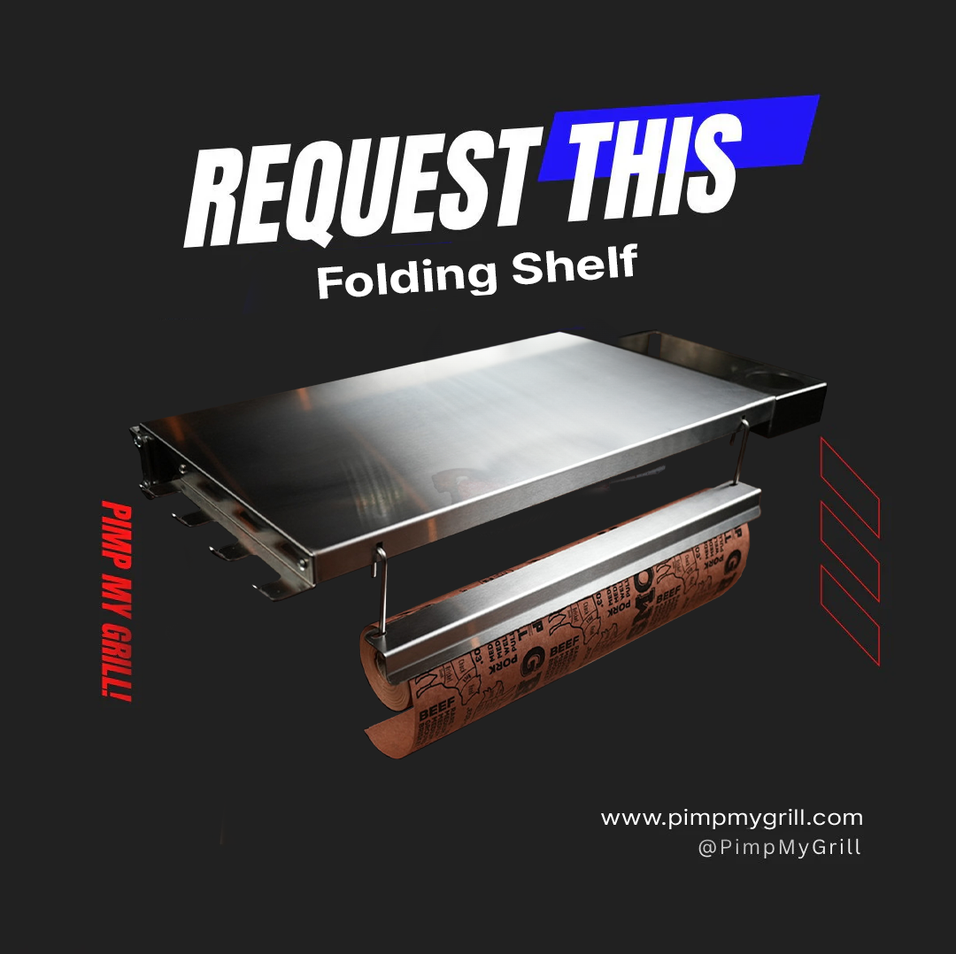 YS640/YS640s tactical stainless steel folding front shelf