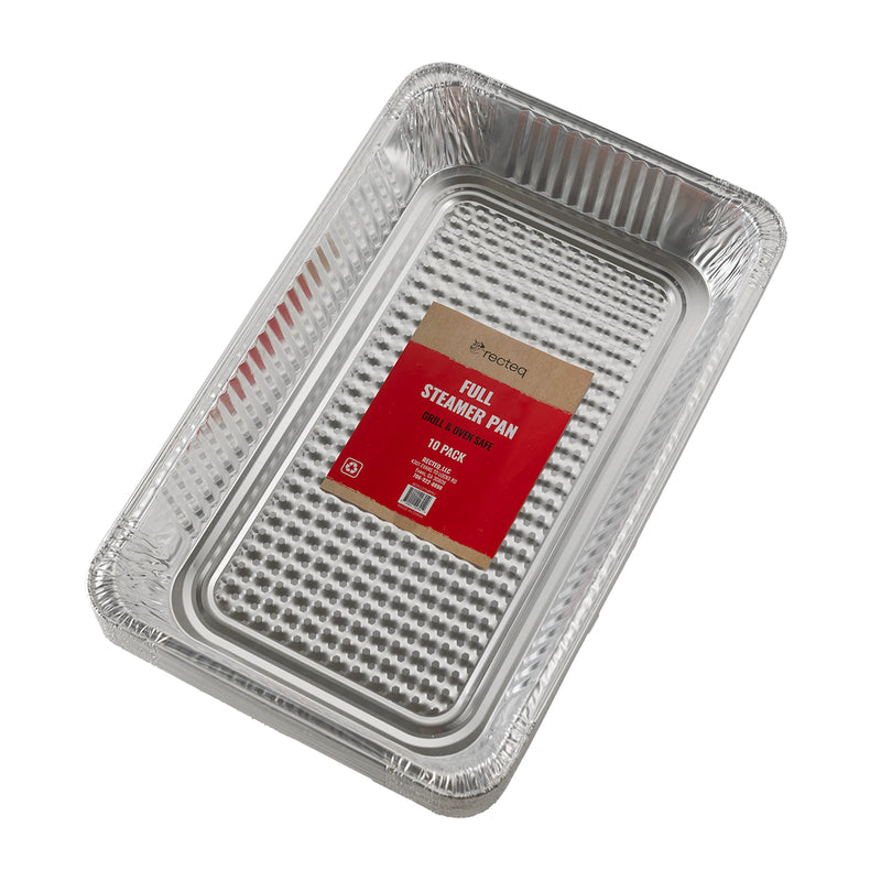 RecTeq Disposable Aluminum Steamer Pans (10pk)
