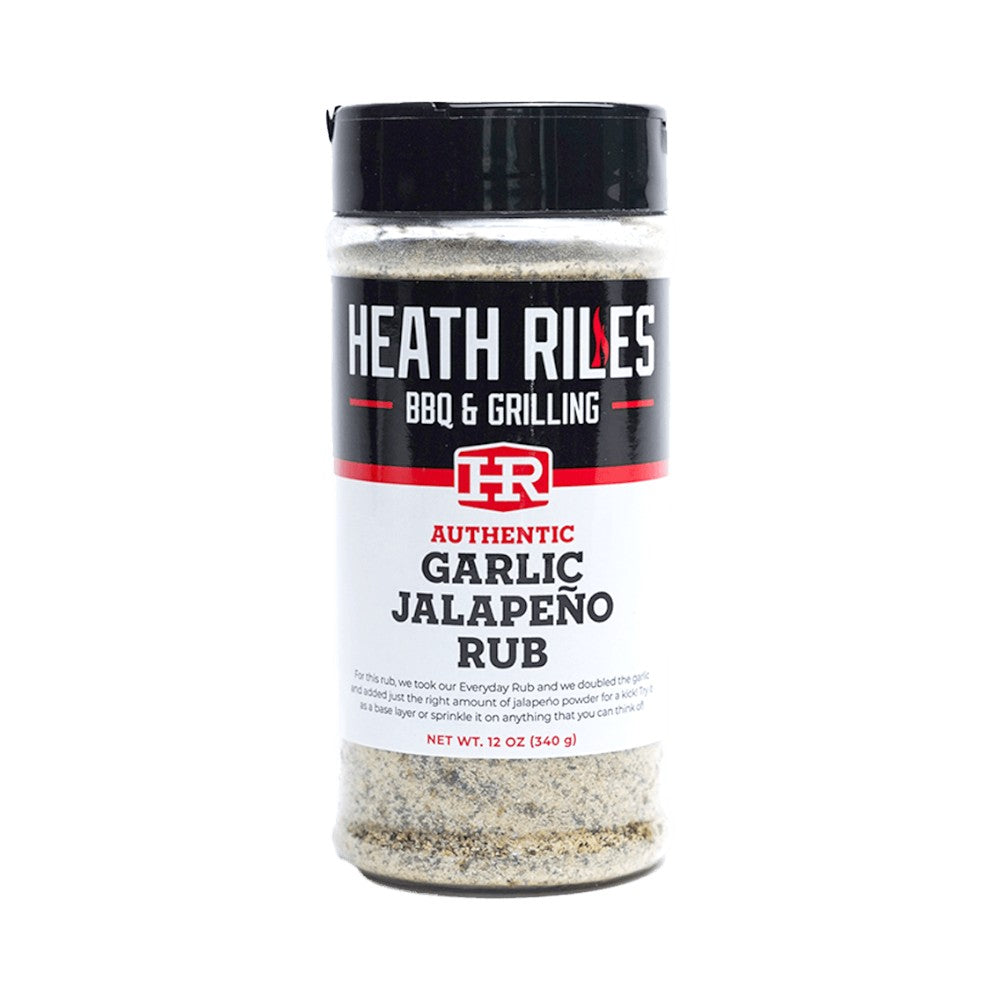 Heath Riles Garlic Jalapeno Rub Shaker, 16 oz..