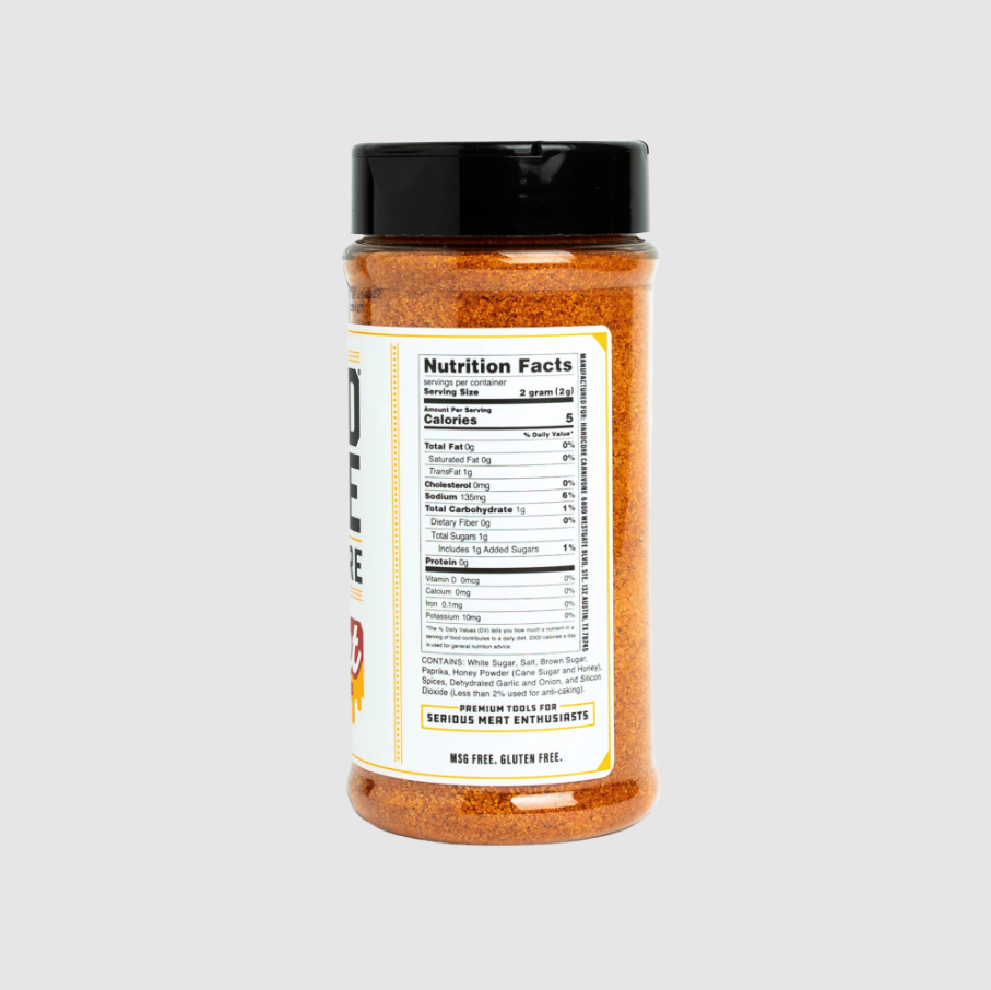 Hardcore Carnivore: Sweet BBQ Rub