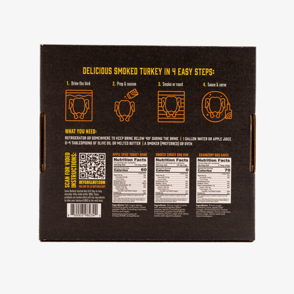 Smoked Turkey Brine and Seasoning Kit