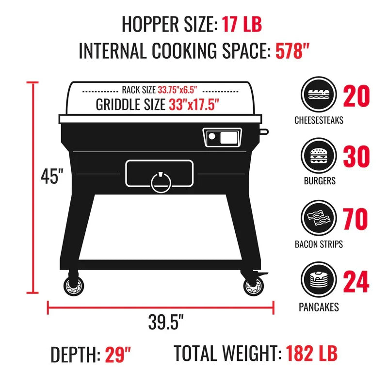 SMOKESTONE 600 GRIDDLE
