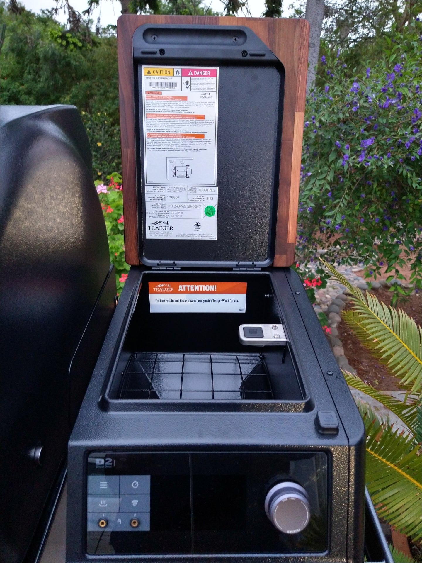 Traeger Timberline XL Pellet Bin Board