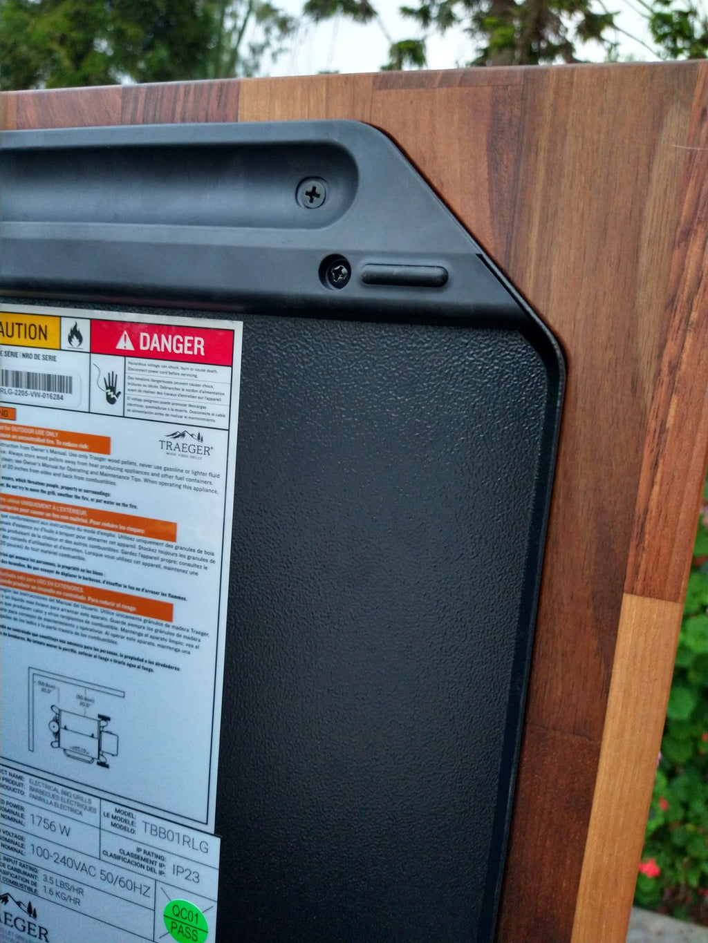 Traeger Timberline XL Pellet Bin Board