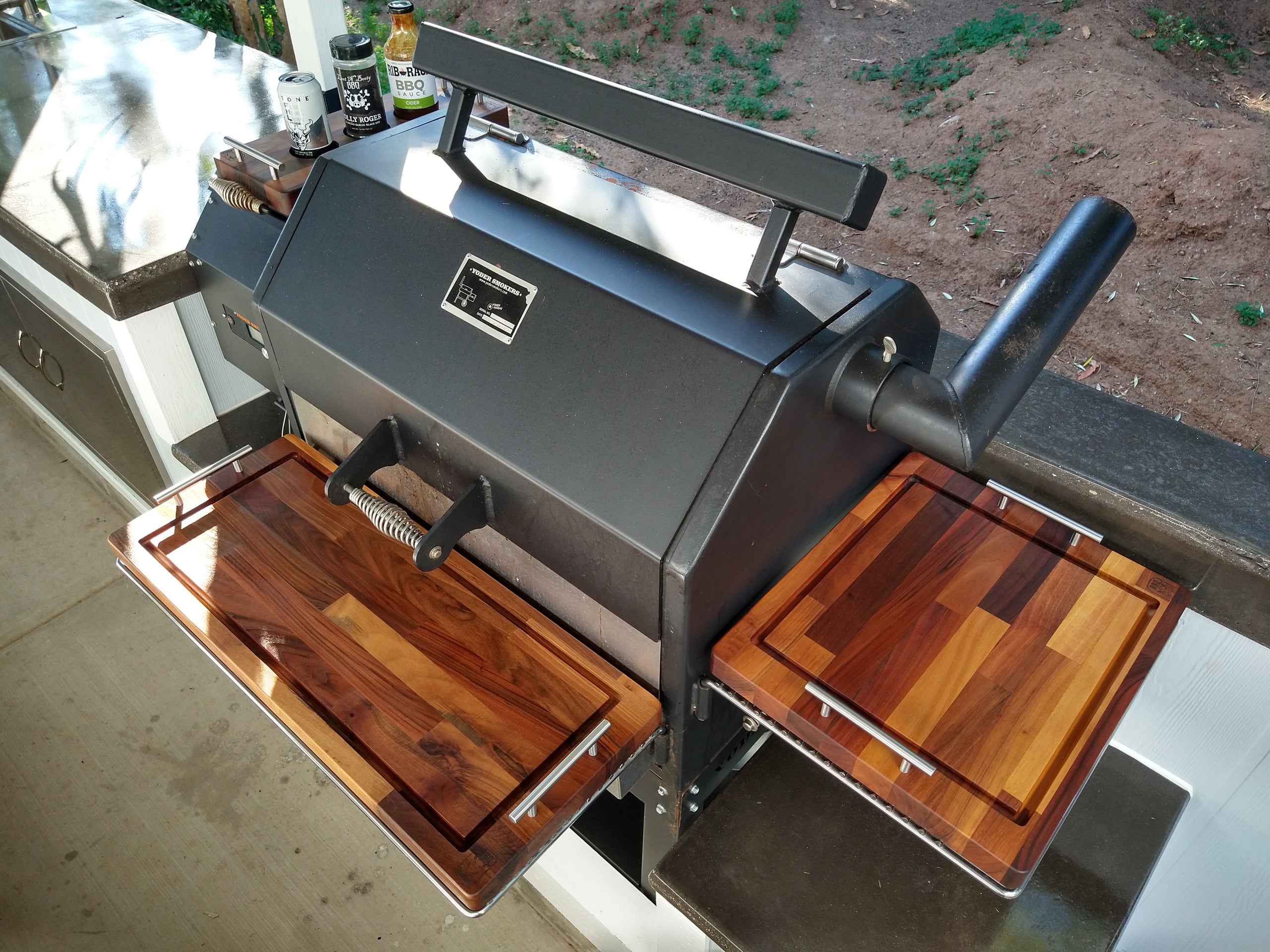 BBQ Boards®, Yoder YS640 Trio Front, Side & Pellet Bin Boards (Sold As Set of Three)