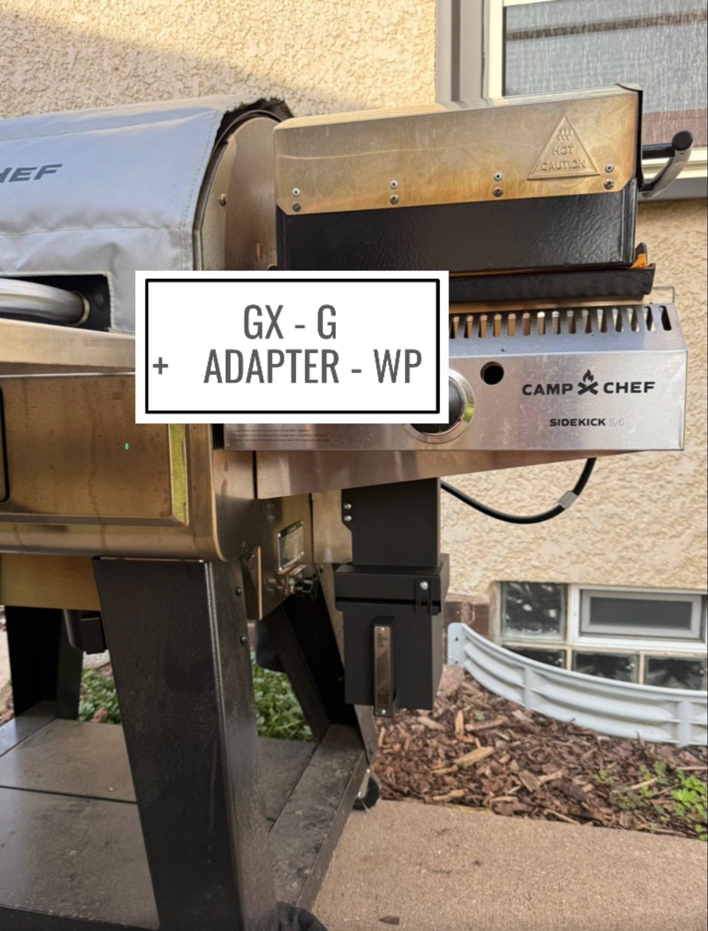 +Adapter -WP for Camp Chef Woodwind Pro with Sidekick accessory(GX-G sold separately)