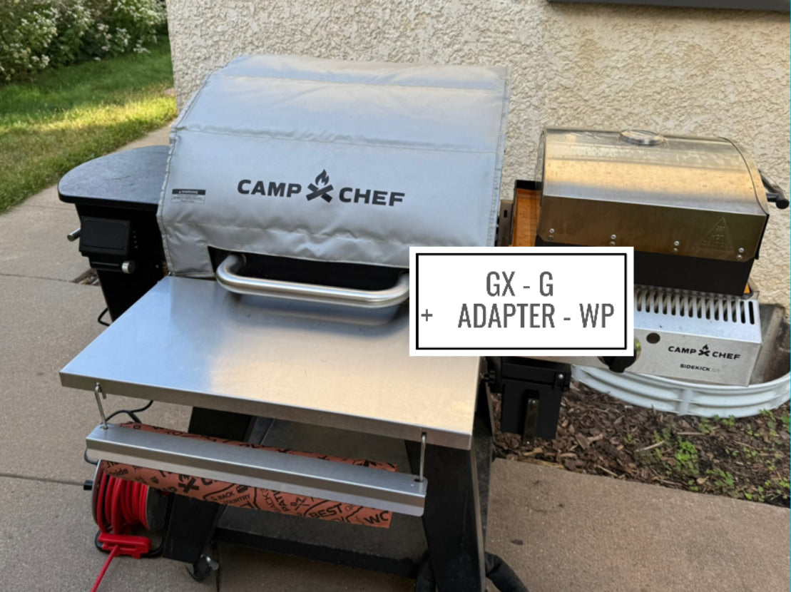 +Adapter -WP for Camp Chef Woodwind Pro with Sidekick accessory(GX-G sold separately)