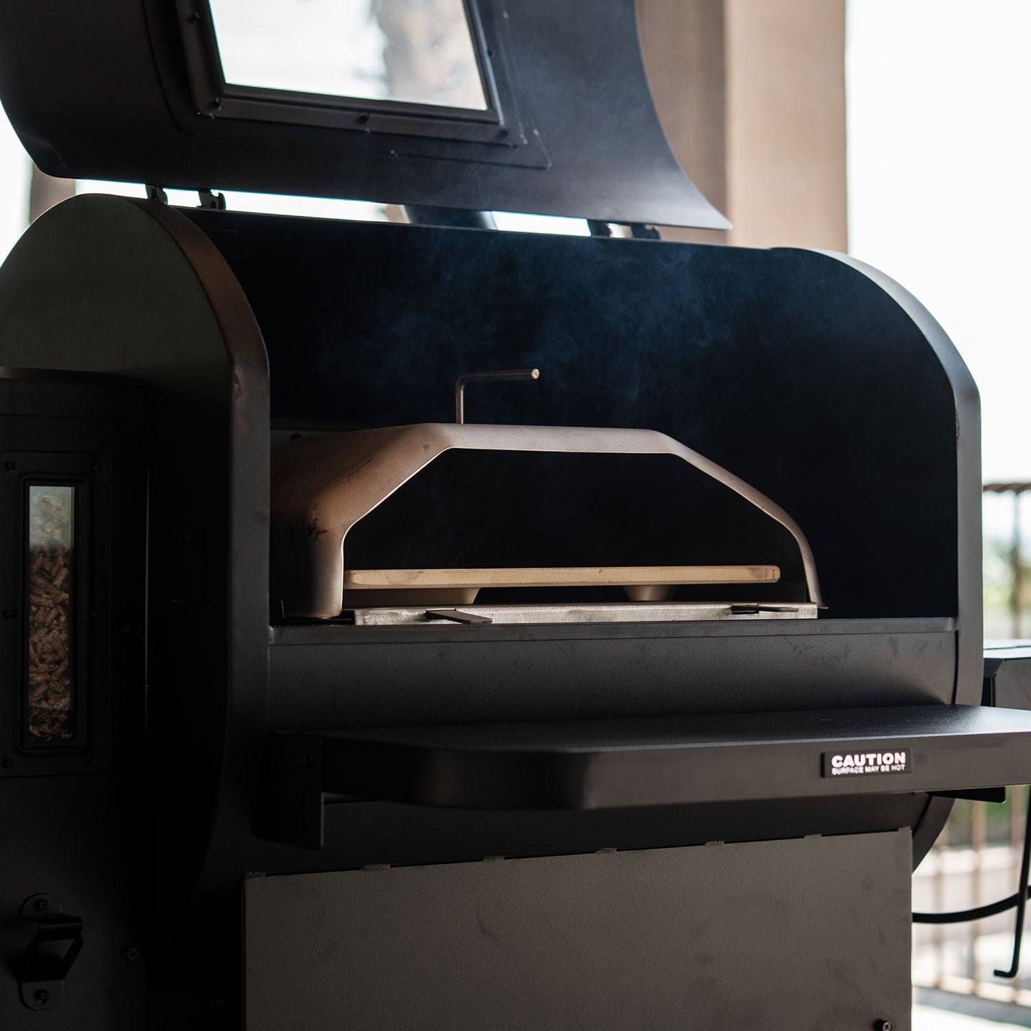 Wood-Fired Pizza Attachment With Stone PEAK/LEDGE – DB/JB.