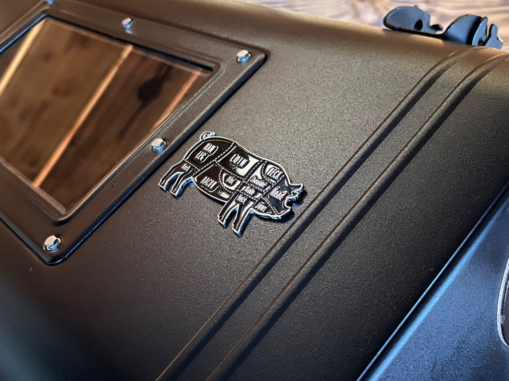 Pig Grill Emblem, for all Green Mountain Grills.