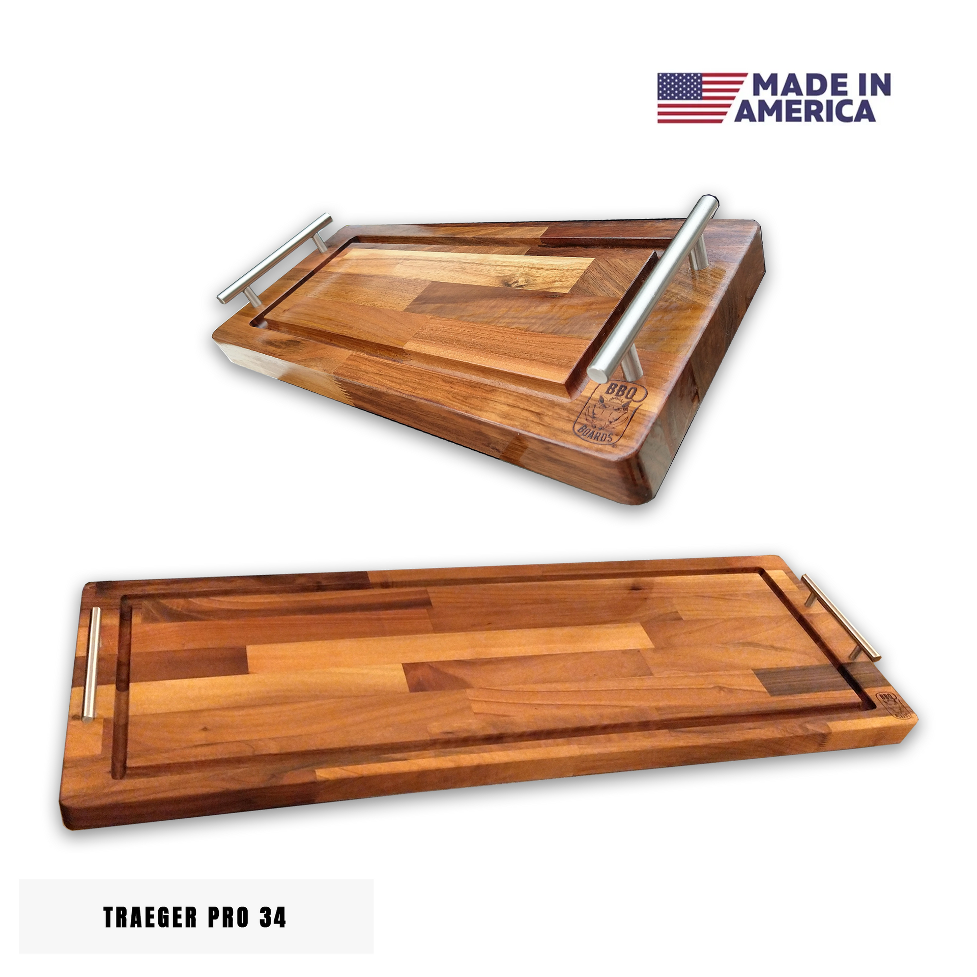 BBQ Boards®, Traeger Pro 34 Pair, Front & Pellet Bin Boards (Sold As A Pair)