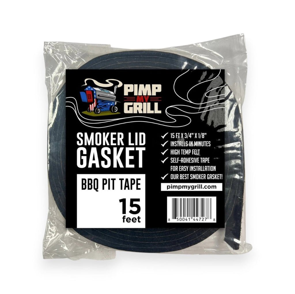 Smoker Gasket Seals Self-Adhesive High Temp Sealing , Grill Gaskets Tape 15ft.