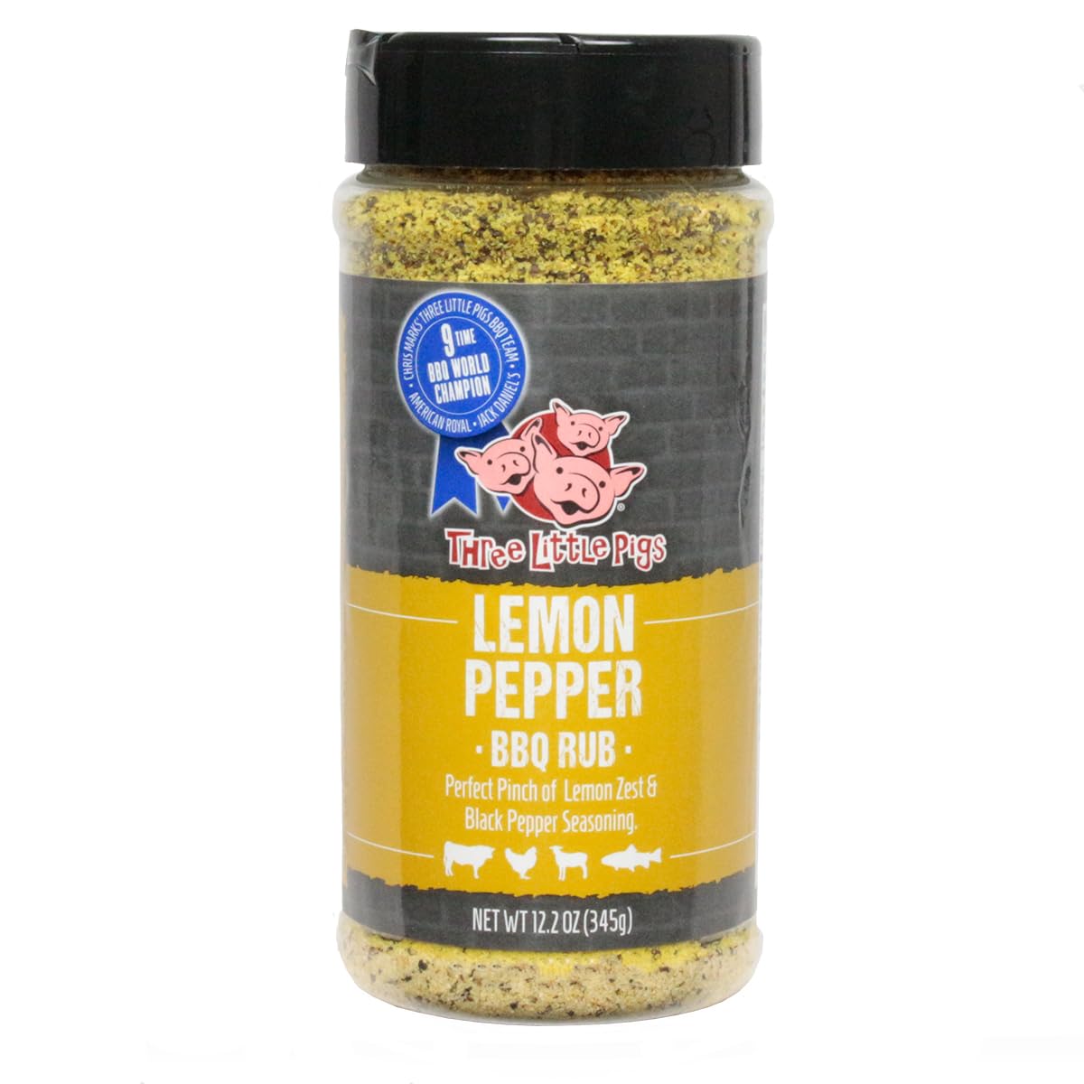 Three Little Pigs Lemon Pepper BBQ Rub