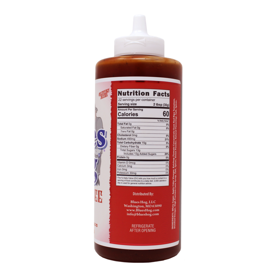 Blues Hog Tennessee Red Sauce Squeeze Bottle 23 oz..