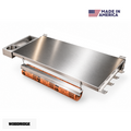 Traeger Woodridge | Pimp My Grill® Tactical Stainless Folding Front Shelf