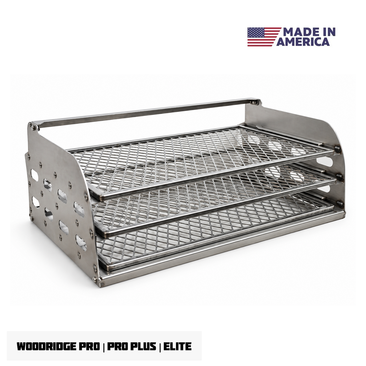 Traeger Woodridge Pro / Pro Plus / Elite | Pimp My Grill® G3 Slide-Out Rack System - 3 Racks
