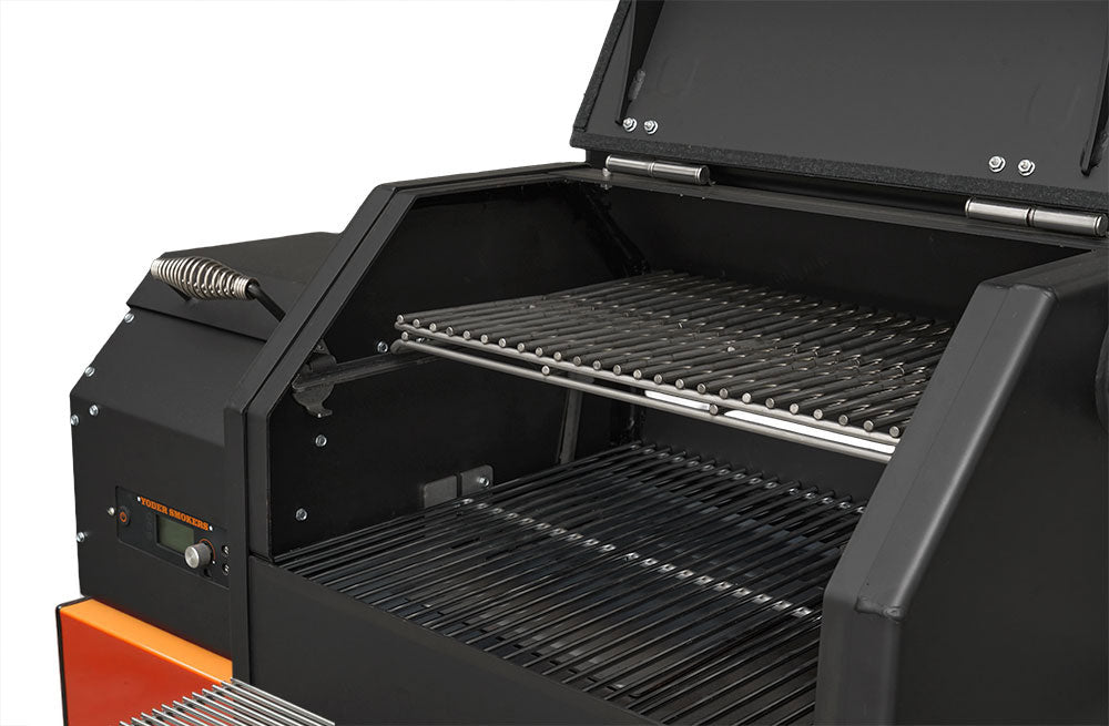 Yoder Smokers YS480s Pellet Grill on Competition Cart