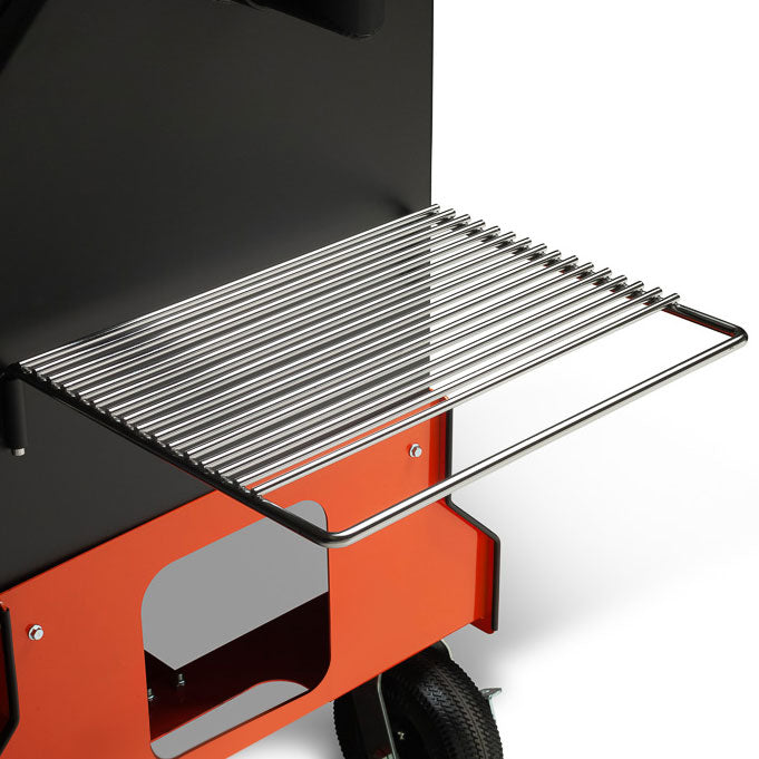 Yoder Smokers YS480s Pellet Grill on Competition Cart