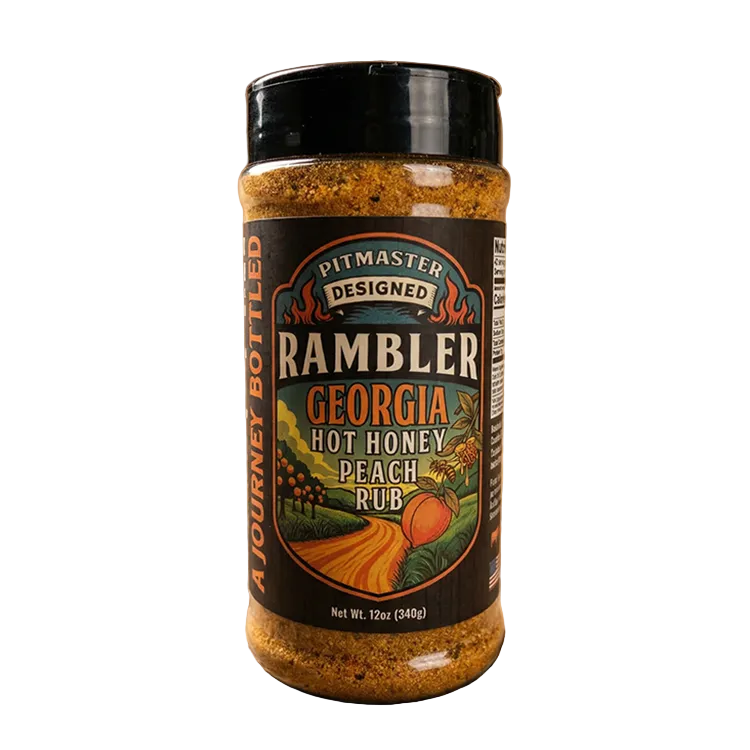 Georgia Hot Honey Peach Rub - Rambler BBQ