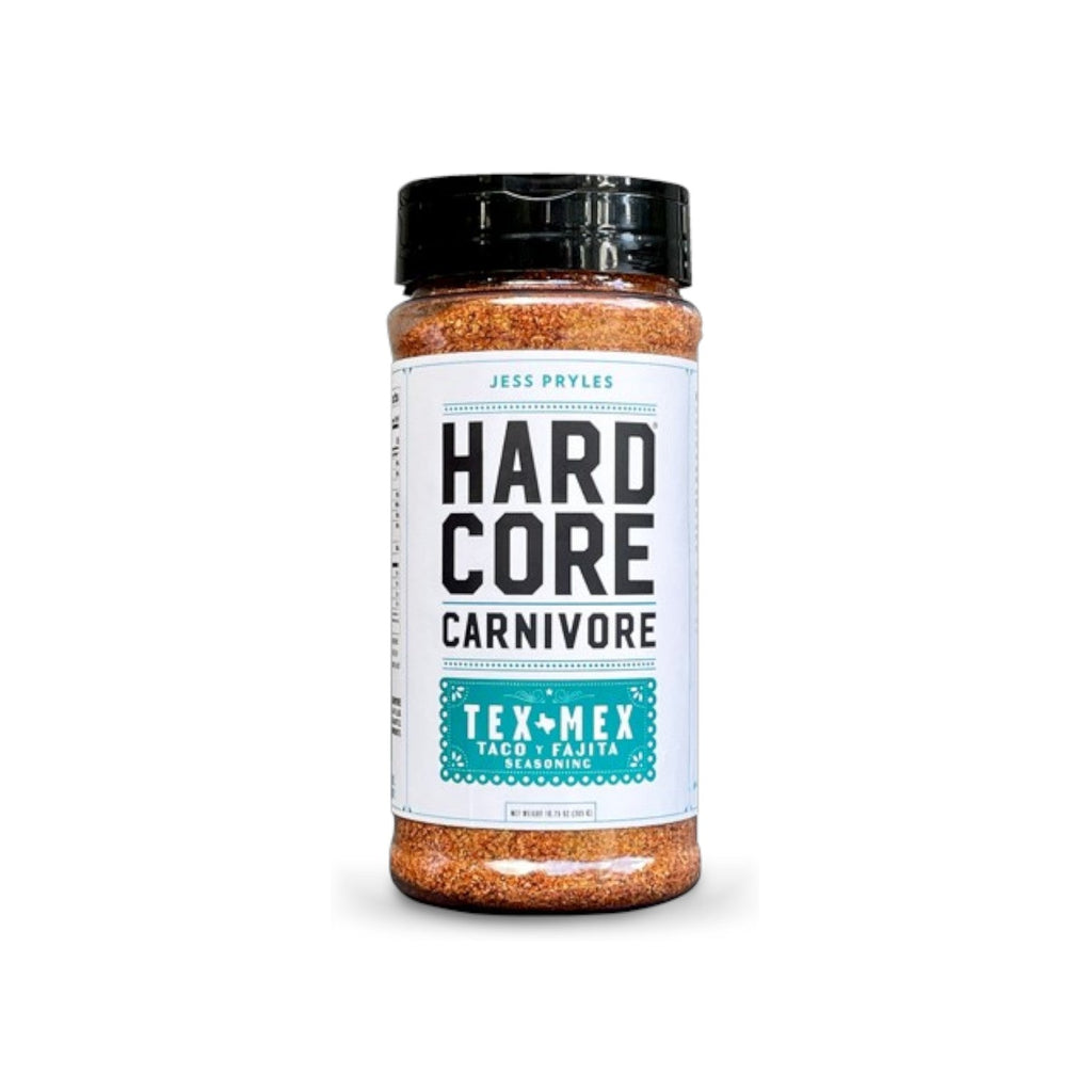 Hardcore Carnivore: Tex Mex shaker jar.