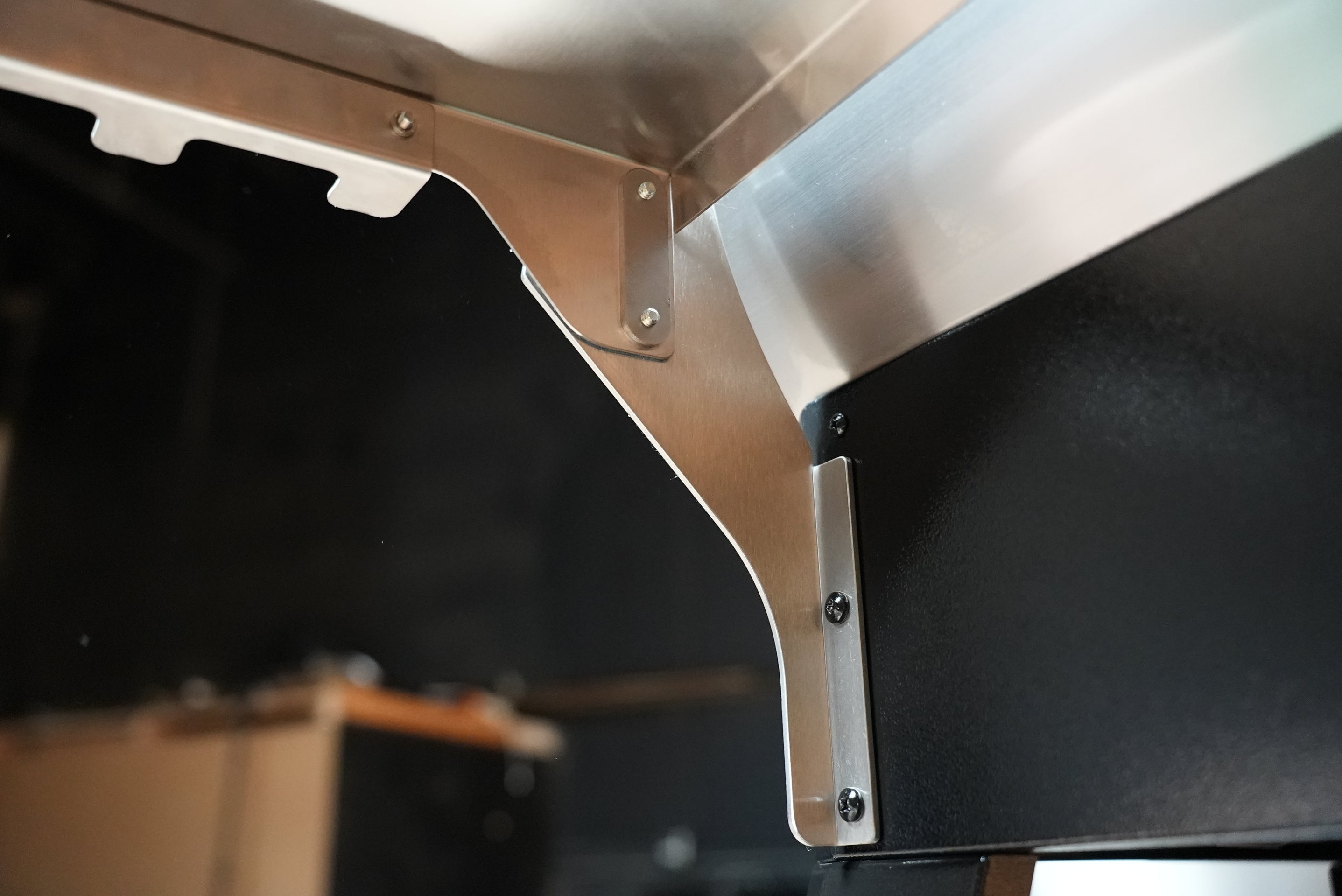 Tactical Stainless Folding Front Shelf | RecTeq RT-800 Deck Boss