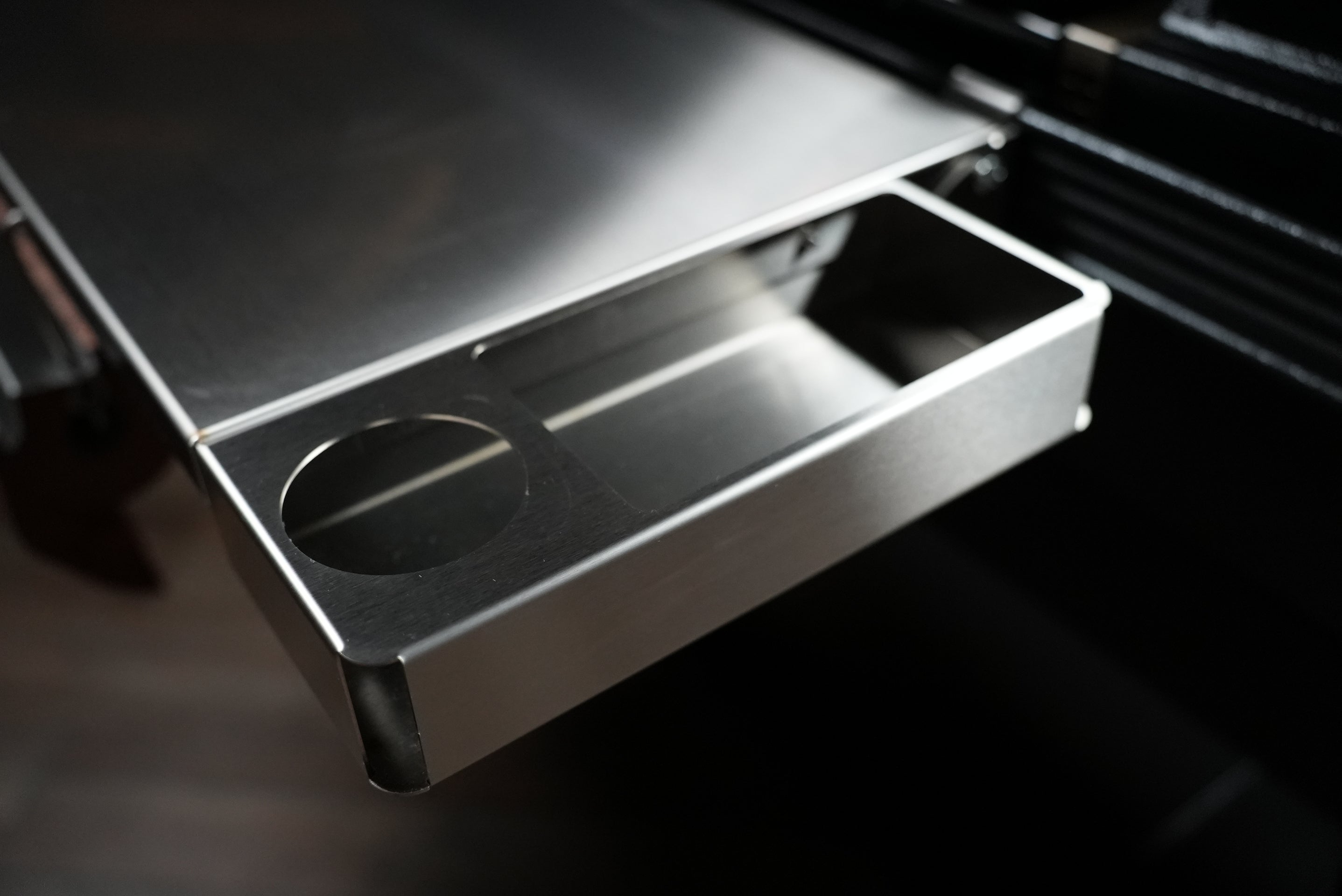 Tactical Stainless Folding Front Shelf | RecTeq RT-800 Deck Boss