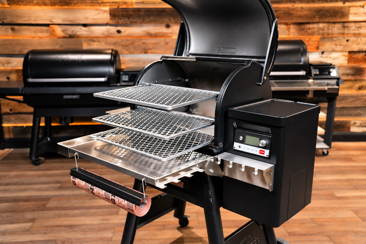 Traeger Timberline 850 | Pimp My Grill® G3 Slide-Out Rack System - 3 Racks